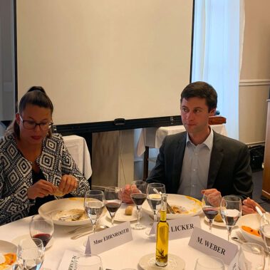 Alizée Ehrnrooth, Secrétaire générale, Club diplomatique et Gregory Licker, Directeur Fondation pour Genève